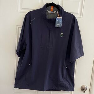 Peter Millar Men's Sport Shield Short Sleeve Rain Jacket, Golf size XL ~ NWT